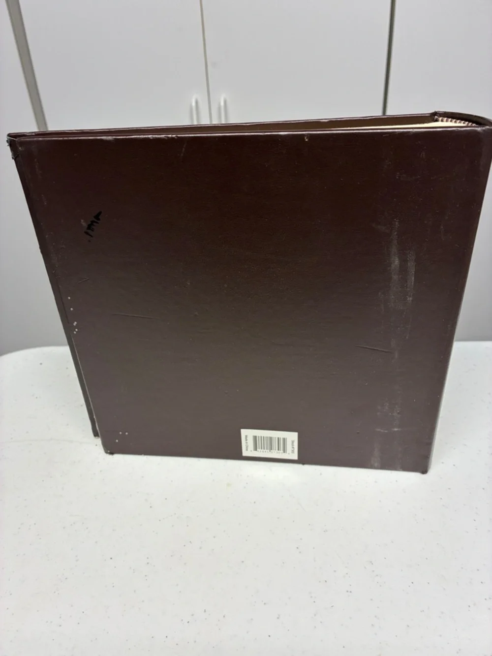 Brown Photo Album with Center Window